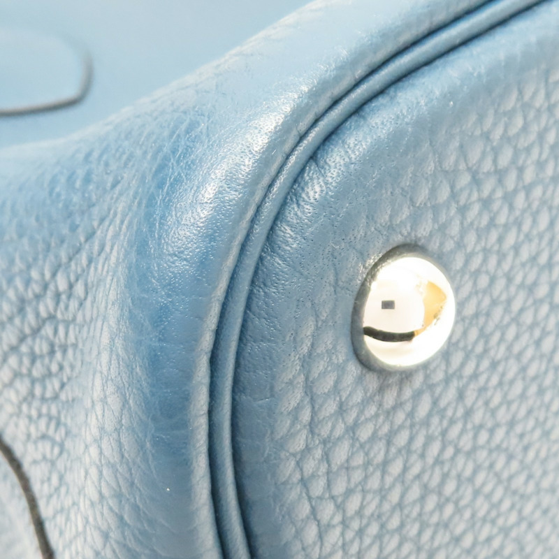 異域藍 TC牛皮 Bolide 31 兩用包 T刻【HERMES 愛馬仕】-13