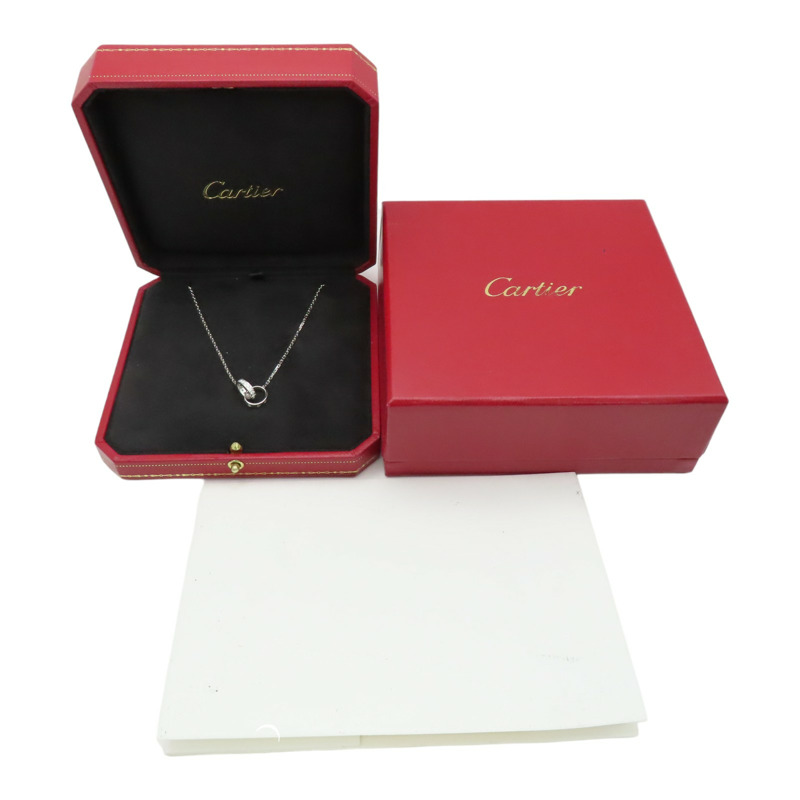 18K白金 鑽石 Love 項鍊【Cartier 卡地亞】-10