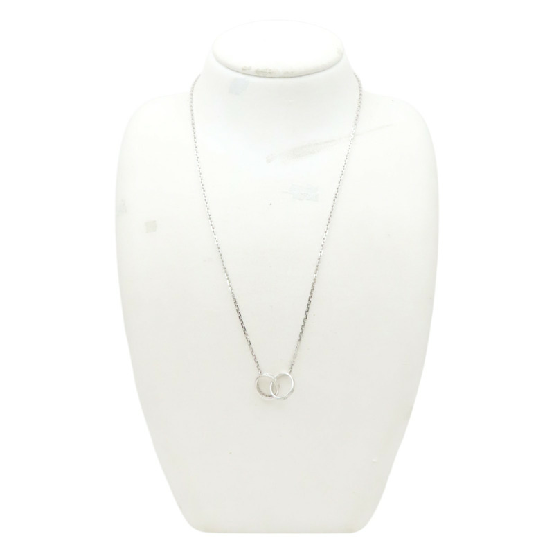 18K白金 鑽石 Love 項鍊【Cartier 卡地亞】-11