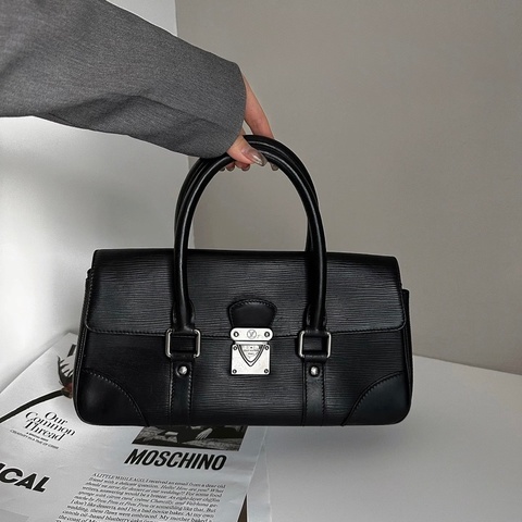 LV 超有個性✨黑色Epi Segur PM手提包/M58822