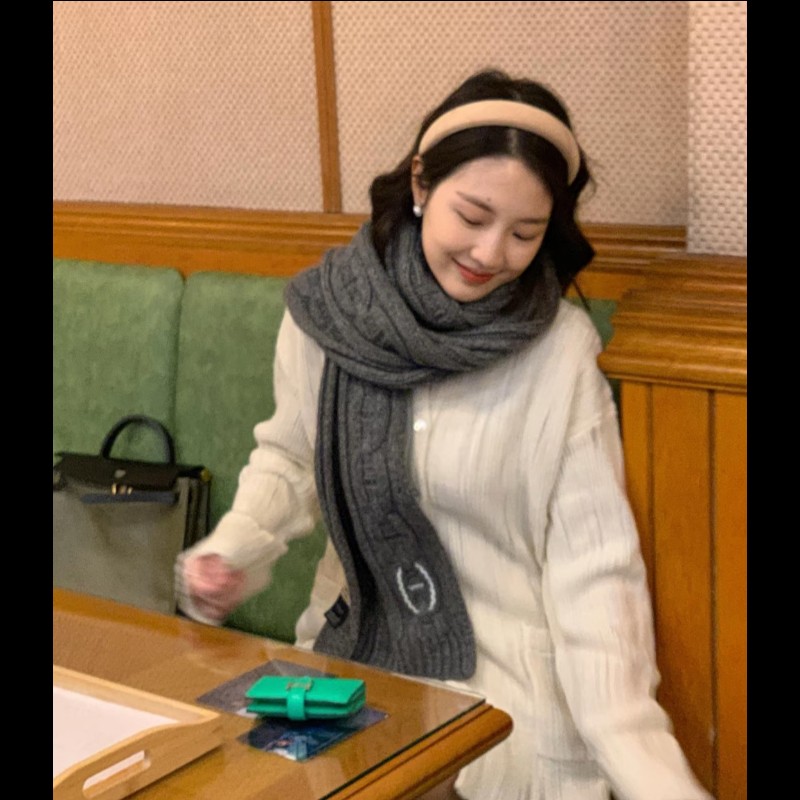 Hermes 愛馬仕 豬鼻 針織 100% 羊絨 圍巾-7