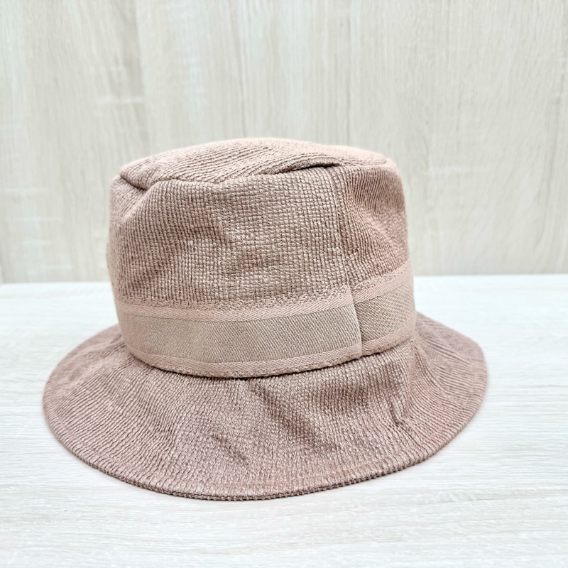 DIOR玫瑰粉刺繡漁夫帽-3