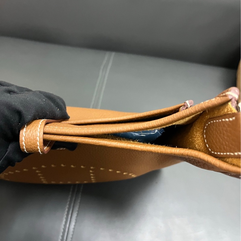 Hermes Evelyne 29 金棕銀扣-13