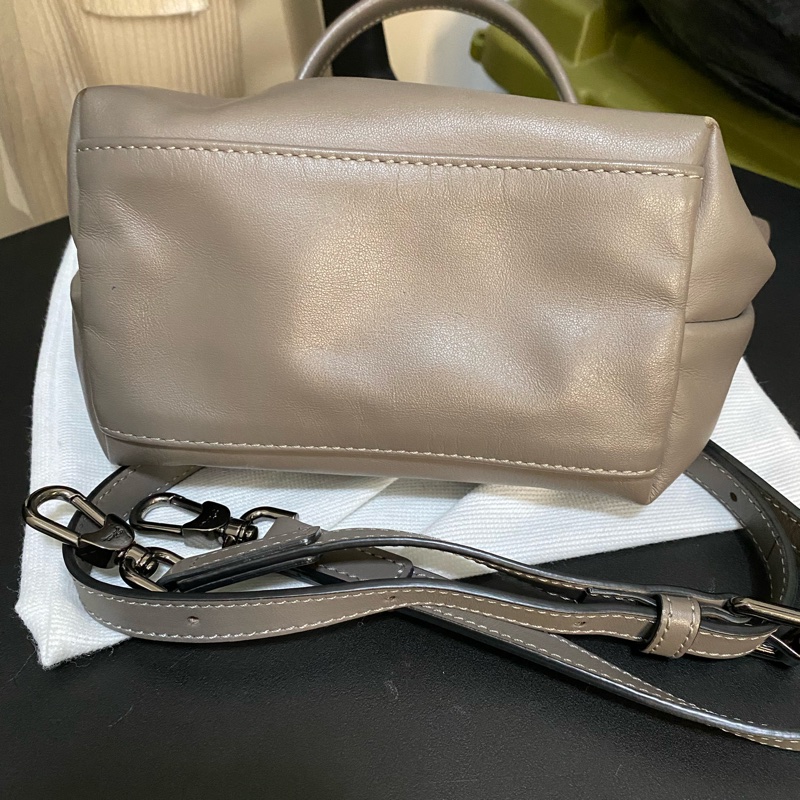 longchamp 牛皮mini餃子包-3