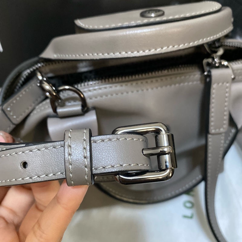 longchamp 牛皮mini餃子包-11