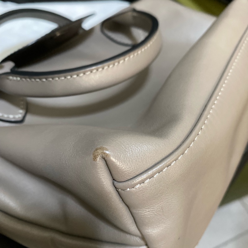 longchamp 牛皮mini餃子包-15