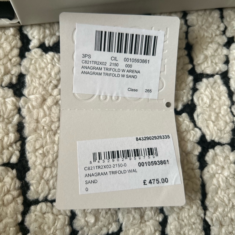 Loewe奶杏拉鍊短夾-14