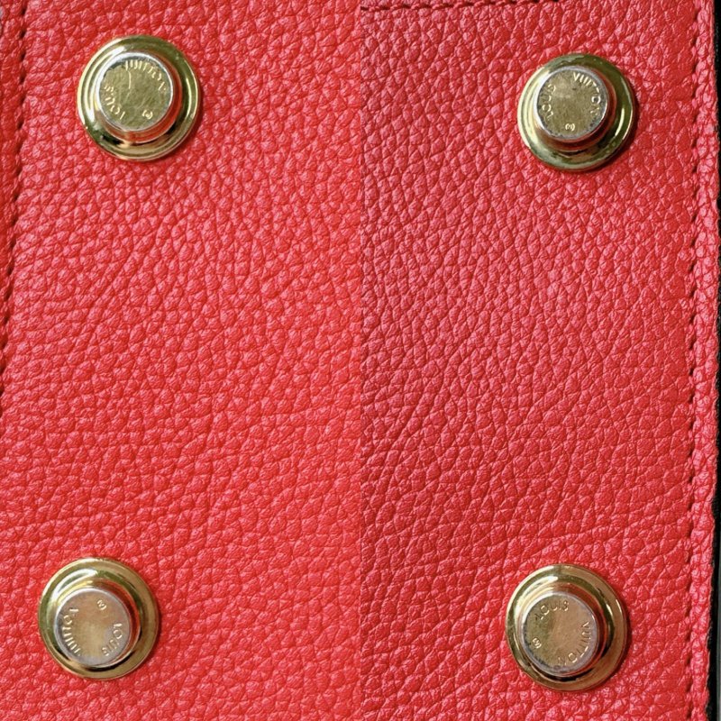 LV City Steamer黑紅手提斜背包-11