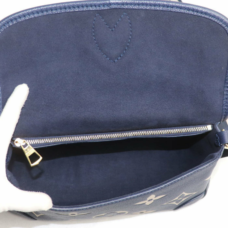 路易威登 Diane NM PM 兩用肩背包，Monogram Empreinte 印花，海軍藍和米色，M47161，女士款-3