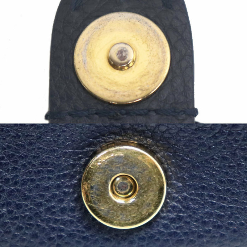 路易威登 Diane NM PM 兩用肩背包，Monogram Empreinte 印花，海軍藍和米色，M47161，女士款-5