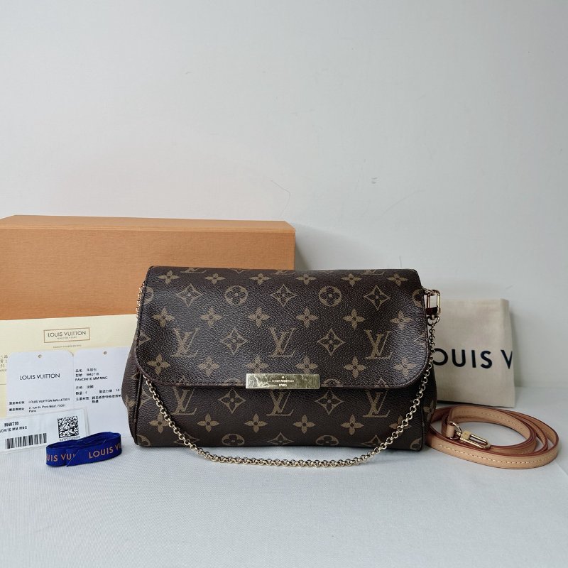 LV Favorite MM老花斜背包-1