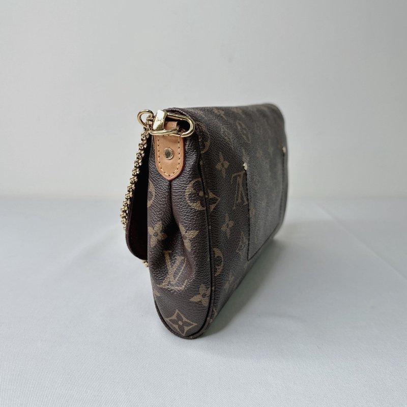 LV Favorite MM老花斜背包-5