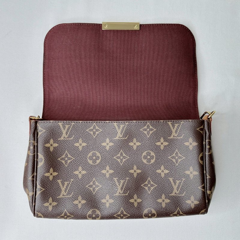 LV Favorite MM老花斜背包-6