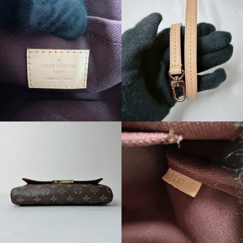 LV Favorite MM老花斜背包-8