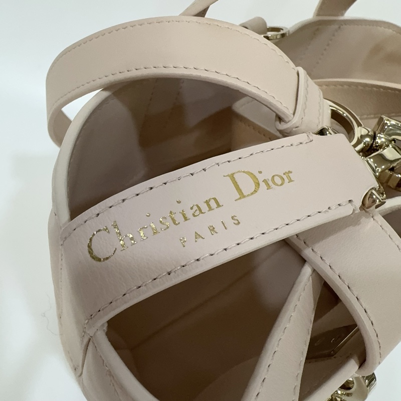 Dior 砂岩粉藤格紋Toujours直式小型托特包-25