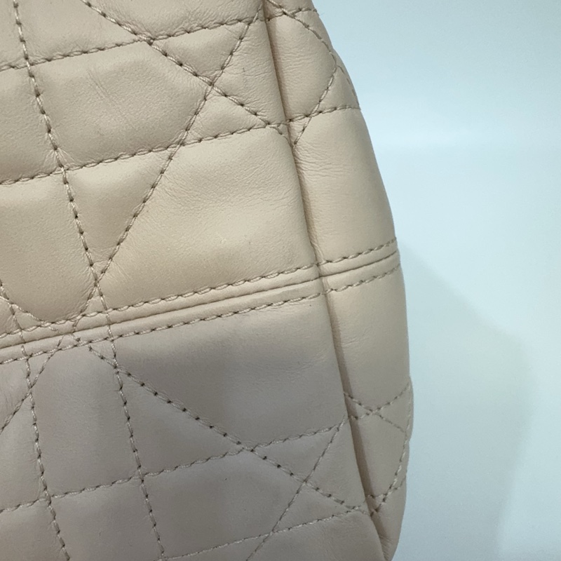 Dior 砂岩粉藤格紋Toujours直式小型托特包-33