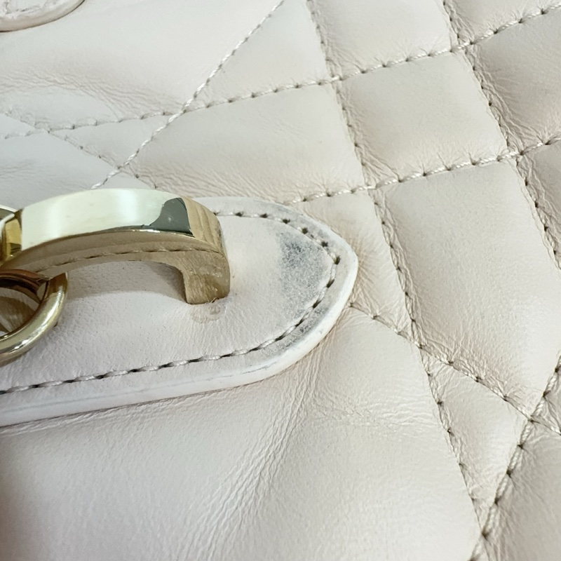 Dior 砂岩粉藤格紋Toujours直式小型托特包-44