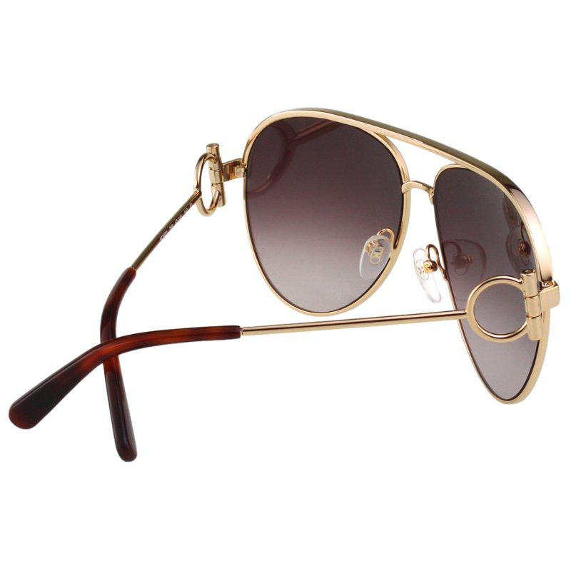 Salvatore Ferragamo 太陽眼鏡(金色)-3