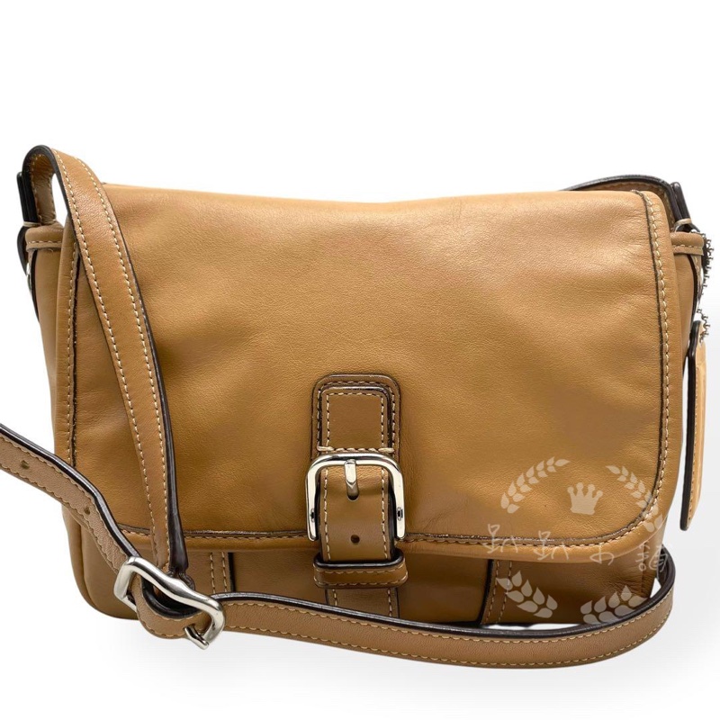 ~~趴趴小舖~~近全新正品Coach Hadley Leather Field Crossbody Bag F29763 (2603041265)-0