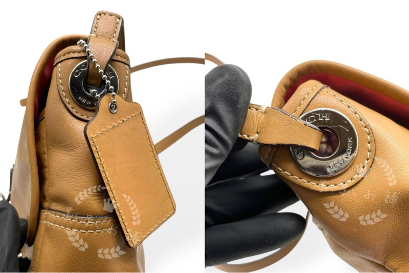 ~~趴趴小舖~~近全新正品Coach Hadley Leather Field Crossbody Bag F29763 (2603041265)-1