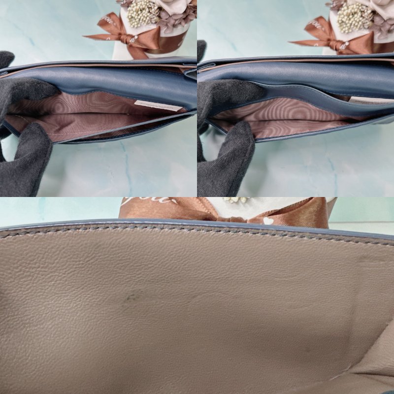 BV 小羊皮編織扣式長夾-6