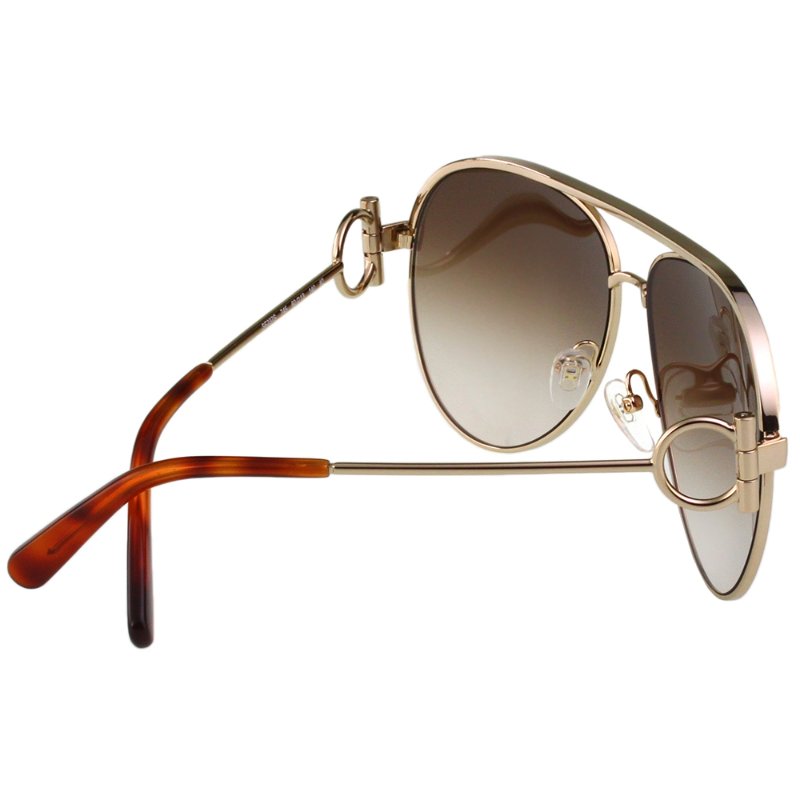 Salvatore Ferragamo 太陽眼鏡(金色)-3