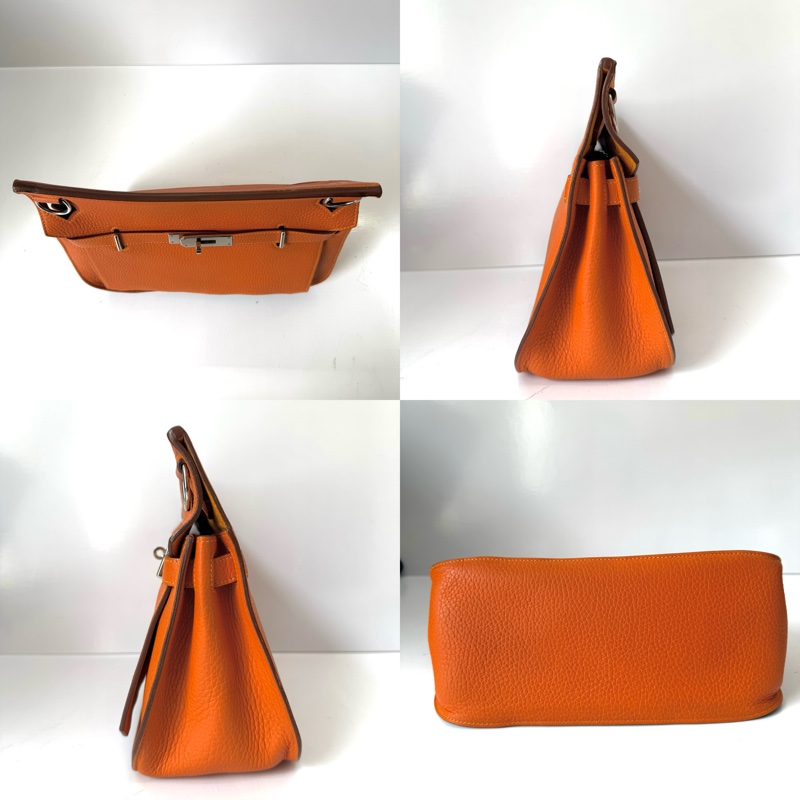 HERMES 愛馬仕 橘色吉普賽斜背包 JYPSIERE CLEMENCE □P刻-3