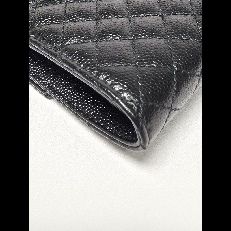 YSL 黑色Matelasse Small Wallet(未使用品)-7