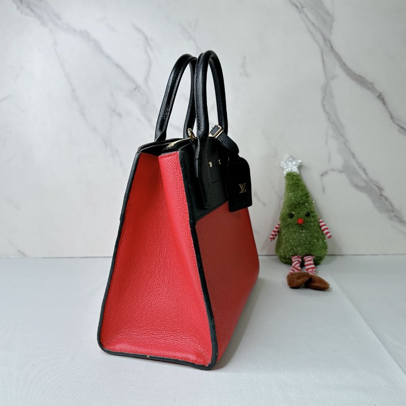 LV City Steamer皮革手提包-3