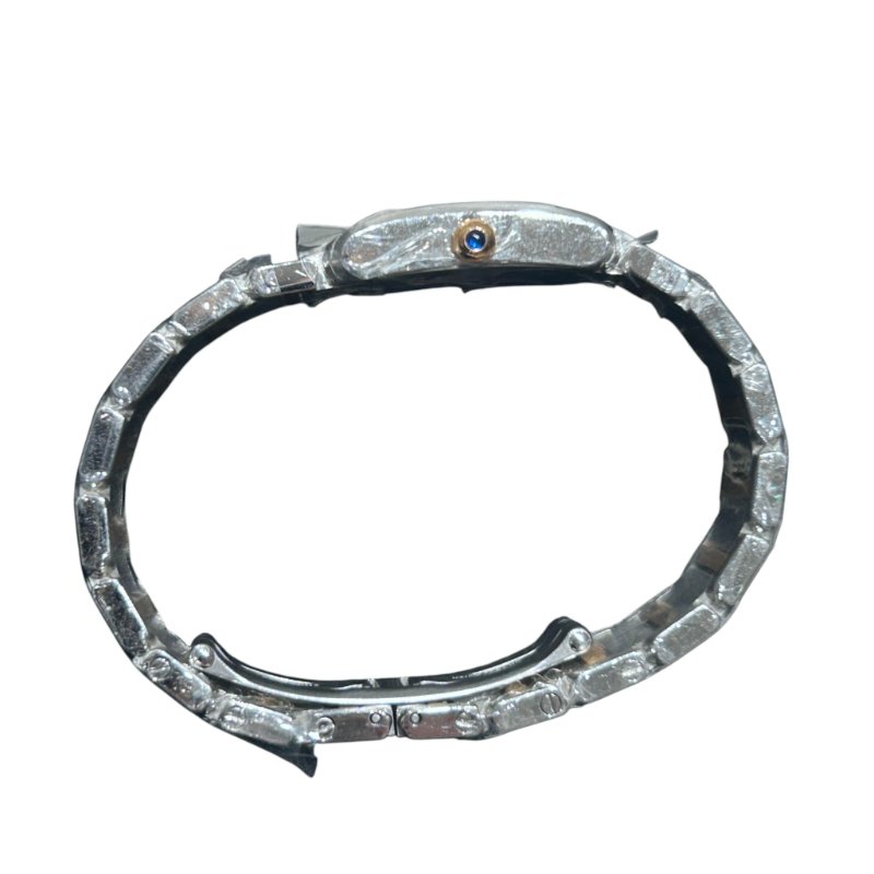 CARTIER TANK FRANÇAISE 女錶 不鏽鋼 × K18YG 黃K金 石英腕錶-5