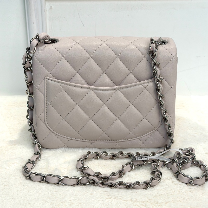 Chanel mini square方胖子 超溫柔顏色💖🫧-3