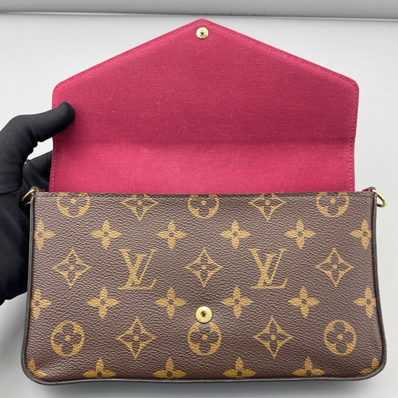 LV 三合一 缺少一個內袋 尺寸約21*12*3cm-6