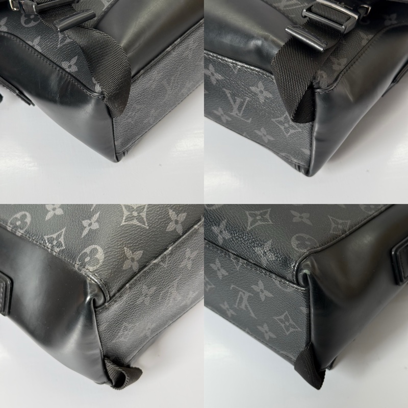 LOUIS VUITTON  路易威登 經典MONOGRAM ECLIPSE 緹花帆布斜背包 郵差包 MESSENGER PM VOYAGE M40511-3