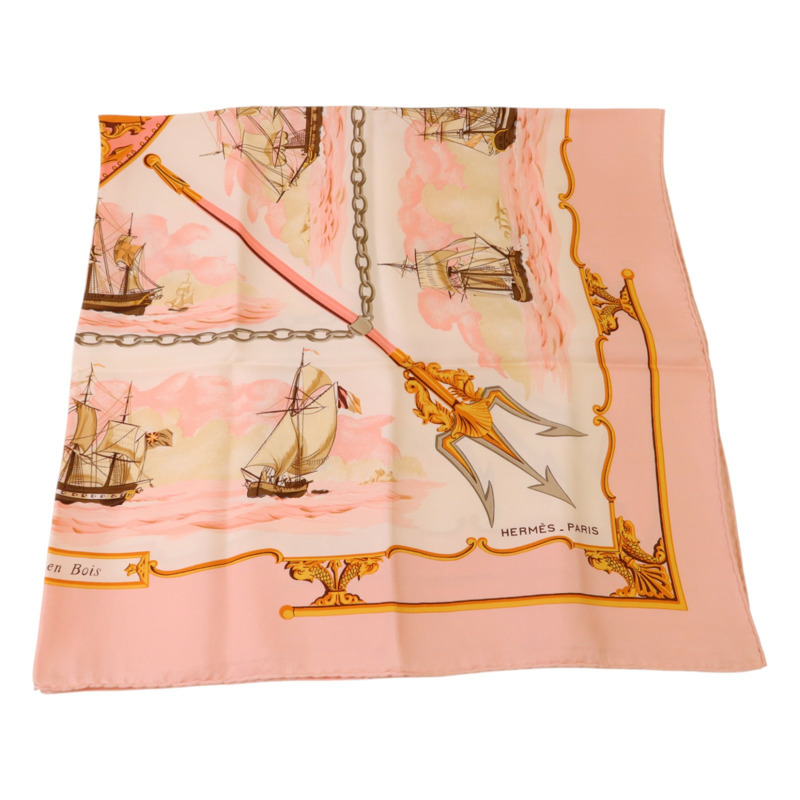 HERMES 絲質Scarf 90X90絲巾-1
