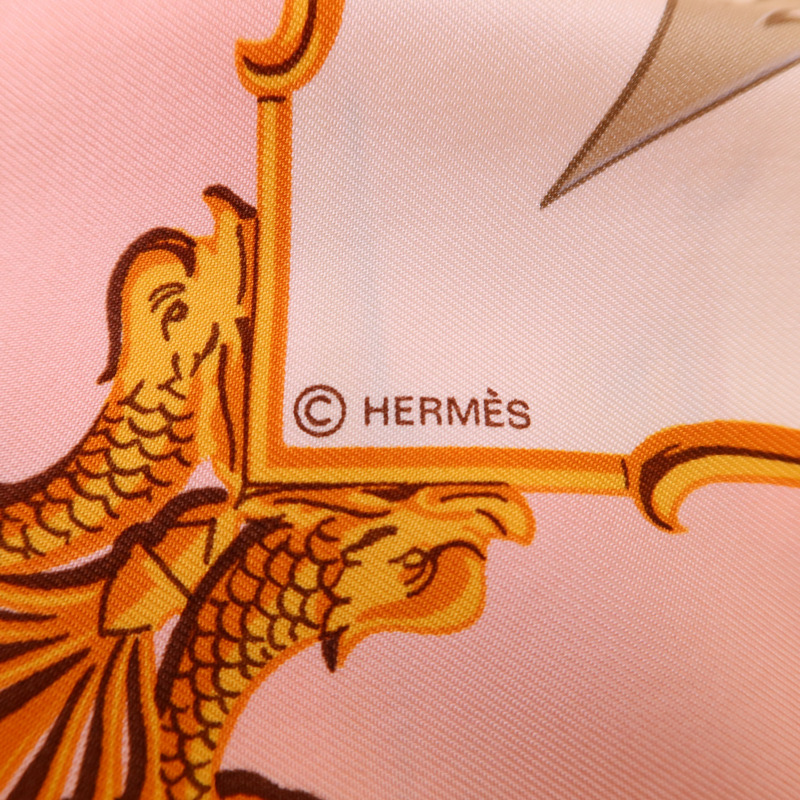 HERMES 絲質Scarf 90X90絲巾-6