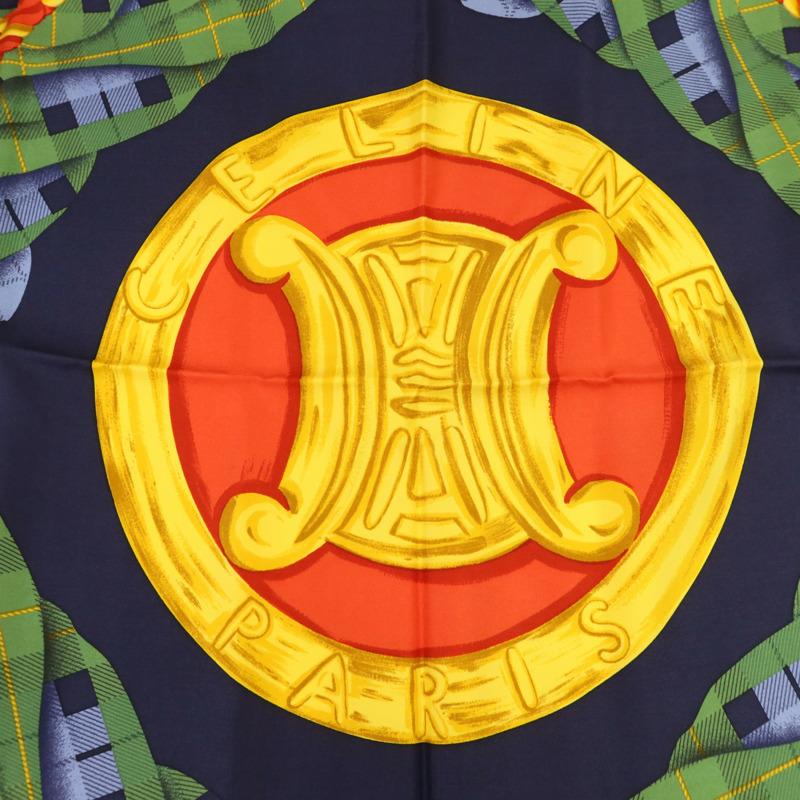 CELINE 絲質Scarf絲巾-5