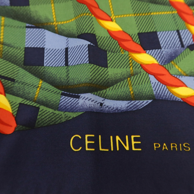 CELINE 絲質Scarf絲巾-6