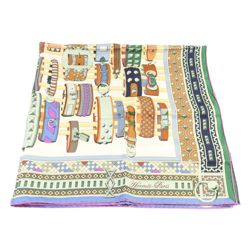 HERMES 絲質Scarf 90x90絲巾-1