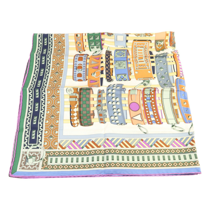 HERMES 絲質Scarf 90x90絲巾-3