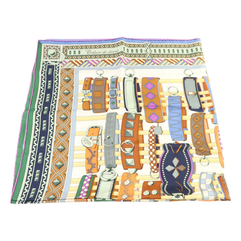 HERMES 絲質Scarf 90x90絲巾-4