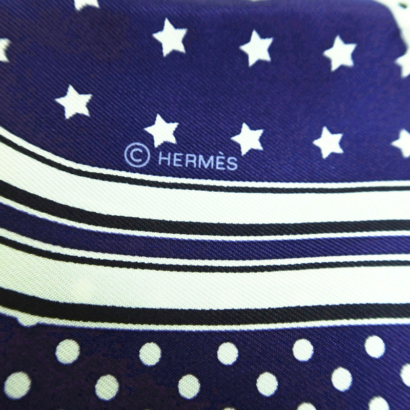 HERMES 絲質Carre 70 Brides De Gala Scarf絲巾-6