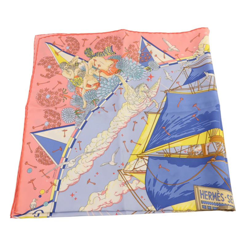 HERMES 絲質Scarf 90x90絲巾-3
