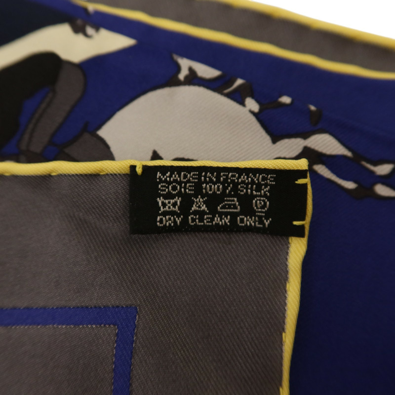 HERMES 絲質Scarf 90X90絲巾-7