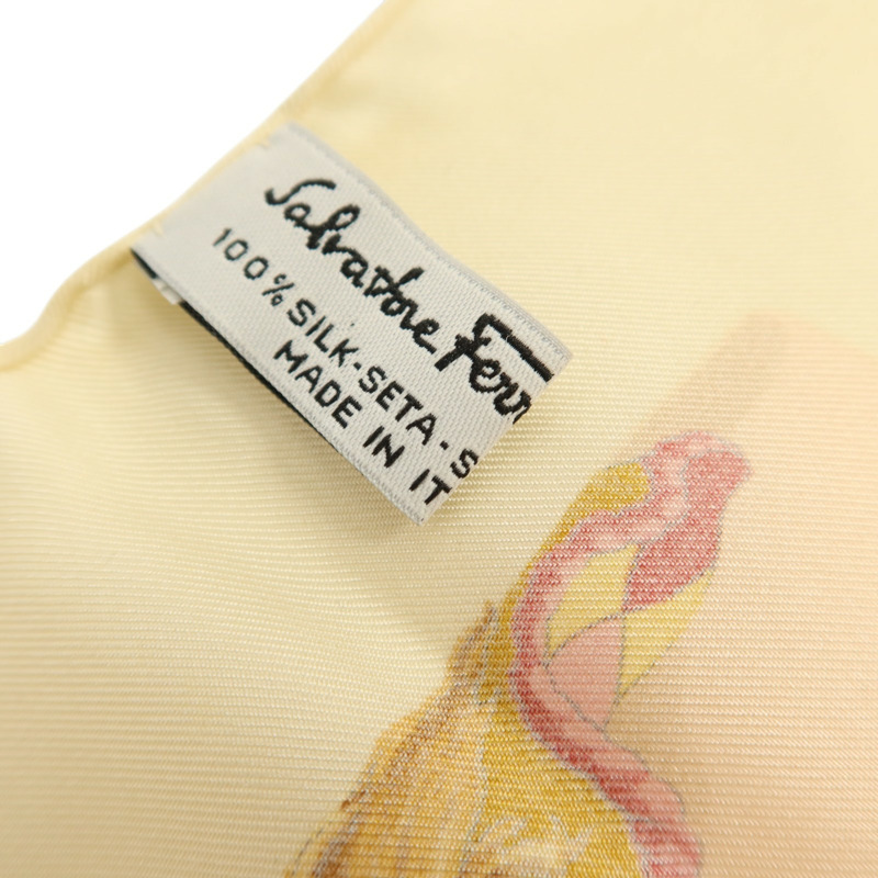 Salvatore Ferragamo 絲質Scarf 90x90絲巾-6