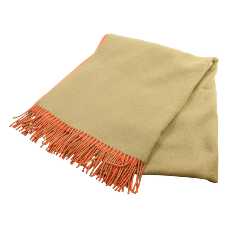 HERMES 羊絨Scarf 70X175圍巾-4