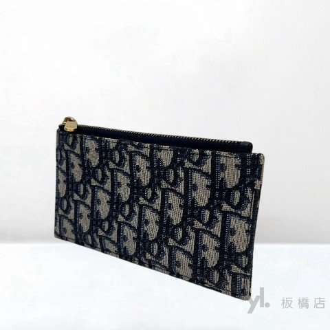 Y1998-Dior 藍緹花布復古金釦二合一Woc S5614CTZQM928-8