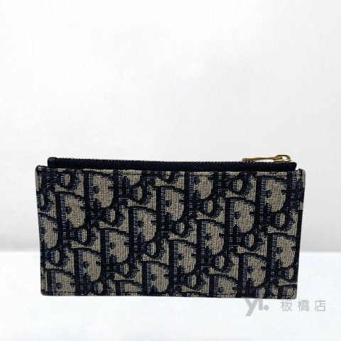 Y1998-Dior 藍緹花布復古金釦二合一Woc S5614CTZQM928-13