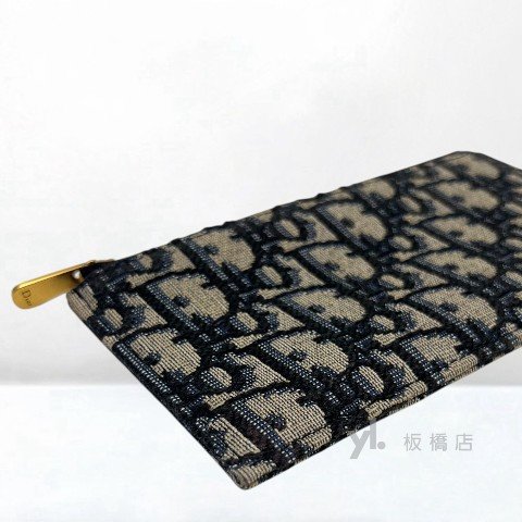 Y1998-Dior 藍緹花布復古金釦二合一Woc S5614CTZQM928-16