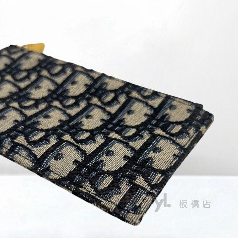 Y1998-Dior 藍緹花布復古金釦二合一Woc S5614CTZQM928-17