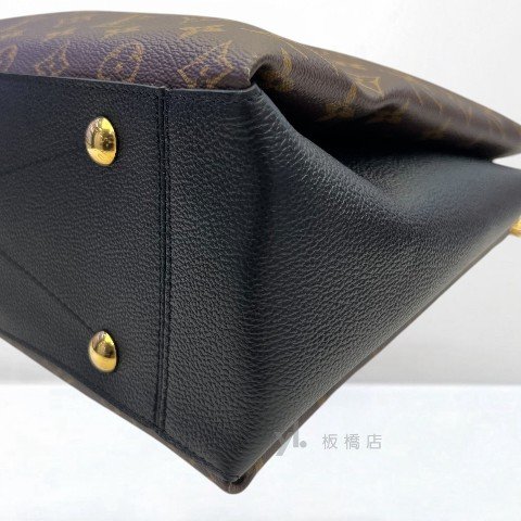 Y1999-LV SURENE MM原花拼黑牛皮肩背包M43772-7